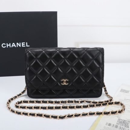 Chanel woc Classic Fortune Crossbody bag with gold hardware Size: W19*H12*D4cm