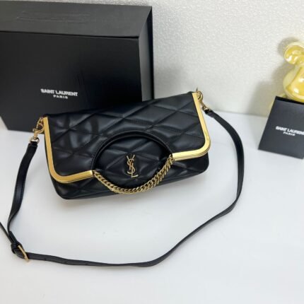 YSL23 New arrival Handbag Crossbody bag black 71314 size: 25*20cm
